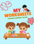 Printable Kids Activity Workbook PDF | 122 Pages Learning Worksheets | Patterns, Matching, Colors & Shapes (Ages 3–6)