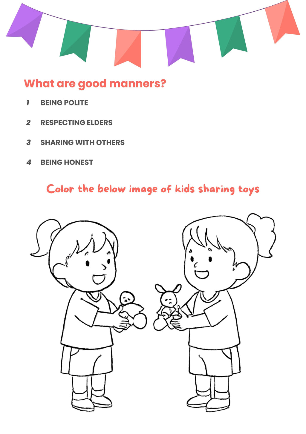 Good Manners Activity Book for Kids (Ages 5–8) | 30-Day Good Deeds Challenge, Reward Charts & Islamic Values Inspired Learning | Printable PDF